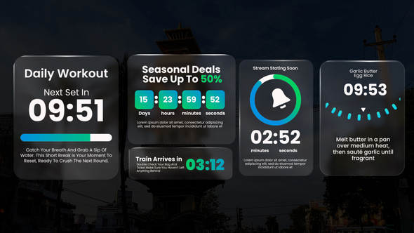 Photo of Timer Widget – Videohive 58969417