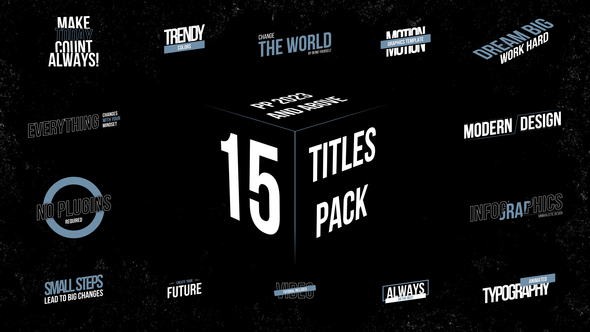 Photo of Titles – Videohive 56228045