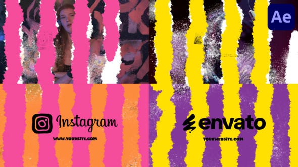 Photo of Torn Texture Logo Transitions | After Effects – Videohive 58983573
