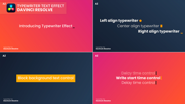 Photo of Typewriter Text Effect Davinci Resolve – Videohive 58905842