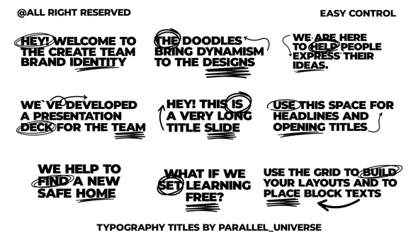 Photo of Typography Titles V2.0 | AE – Videohive 58738771