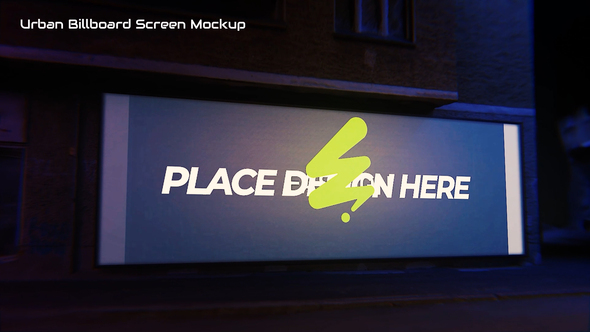 Photo of Urban Billboard Screen Mockup – Videohive 58526812