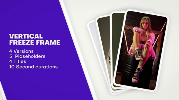 Photo of Vertical Freeze Frame | MOGRT – Videohive 59063025