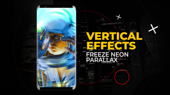 Photo of Vertical Freeze Neon Parallax Effects | After Effects – Videohive 58779832