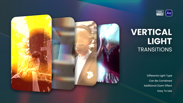 Photo of Vertical Light Transitions – Videohive 58869258