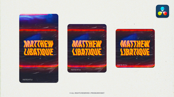 Photo of Vertical Neon Film Logo – Videohive 58915438