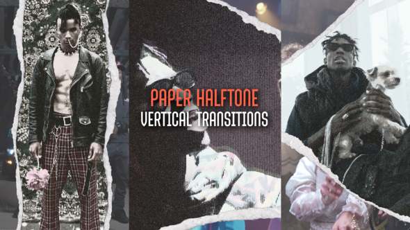 Photo of Vertical Paper Halftone Transitions | MOGRT – Videohive 58856190