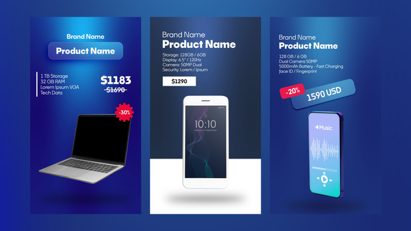 Photo of Vertical Product Promo Animations – Videohive 58957083
