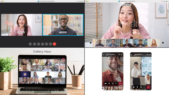Photo of Video Conference Creator Pack – Teams, Webex – Videohive 29330040