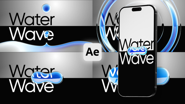 Photo of Water Drop Aqua Fluid Wave Transitions – Videohive 58974971