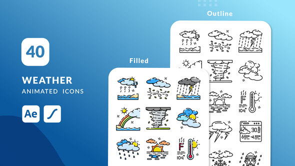 Photo of Weather Animated Icons | After Effects – Videohive 58969455