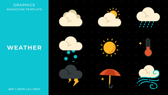 Photo of Weather graphic animation template | After Effects – Videohive 59074112