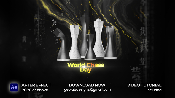 Photo of World Chess Day – Videohive 58969906