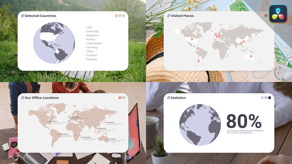 Photo of World Map Location | DaVinci Resolve – Videohive 58749489