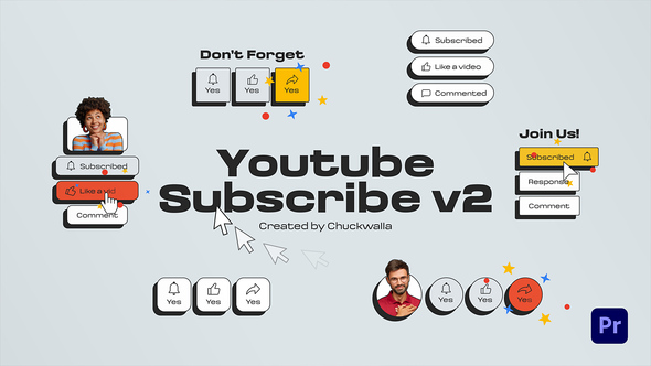 Photo of Youtube Subscribe v2 – Videohive 59081079