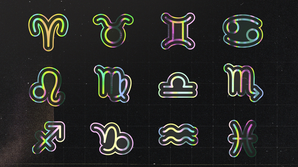 Photo of Zodiac Icons – Videohive 58940932