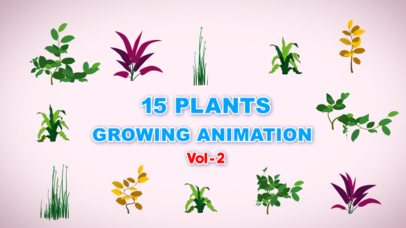 Photo of 15 Growing Plants Animation Pack Vol 2 – Videohive 59175966