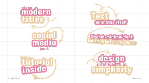 Photo of 3D Social Media Titles | MOGRT (PP) – Videohive 59251810