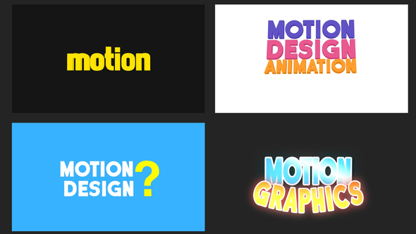 Photo of 5 Creative Cartoon Text Animation Pack – Videohive 59372295