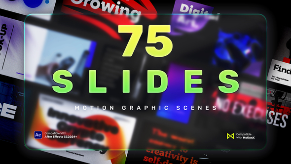 Photo of 75 Slide Scenes | After Effects – Videohive 59123481