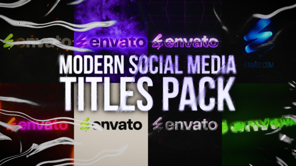 Photo of 8 Modern Social Media Titles Pack – Videohive 59145314