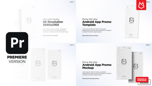 Photo of Android App Promo Matte Mockup | Premiere Version – Videohive 59147359