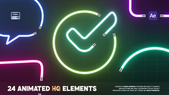 Photo of Animated Neon Frames & Icons – Videohive 59174265