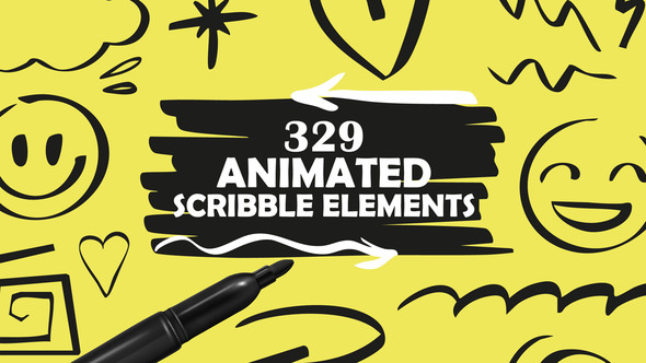 Photo of Animated Scribble Elements Pack – Videohive 59406353