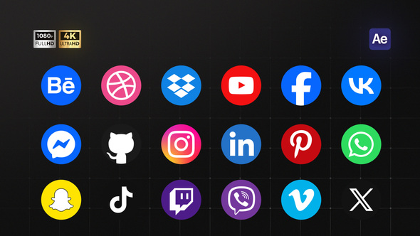 Photo of Animated Social Media Icons – Videohive 59177930