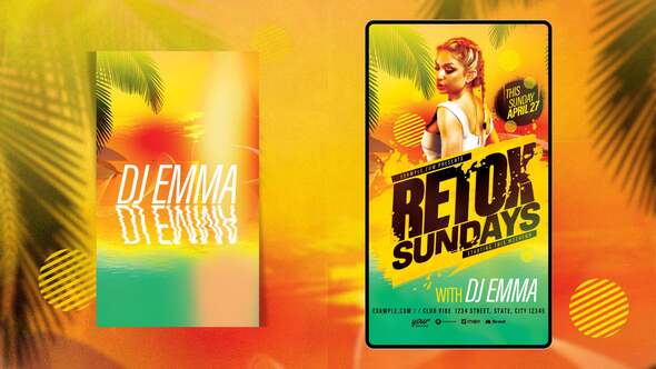 Photo of Animated Tropical Club Flyer Template – Videohive 59318841