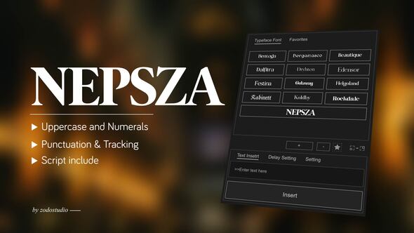 Photo of Animated Typeface – NEPSZA – Videohive 59105379