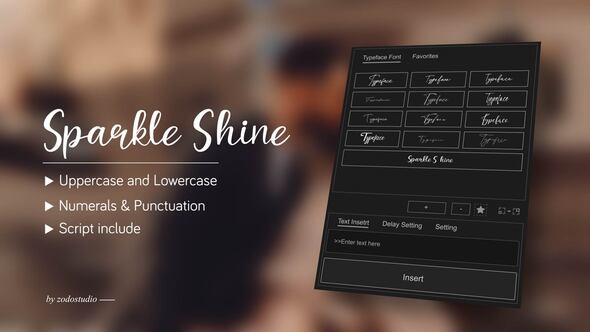 Photo of Animated Typeface – Sparkle Shine – Videohive 59105390