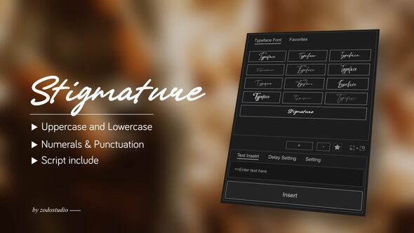Photo of Animated Typeface – Stigmature – Videohive 59138283
