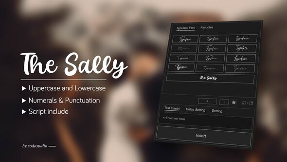 Photo of Animated Typeface – The Sally – Videohive 59189047