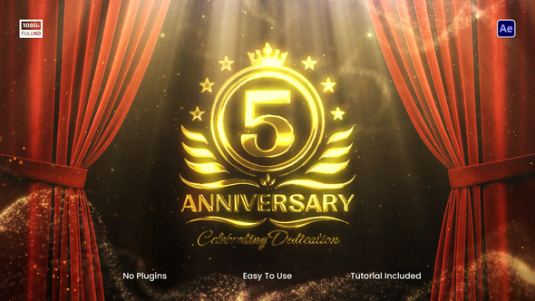 Photo of Anniversary Logo Intro – Videohive 59445678