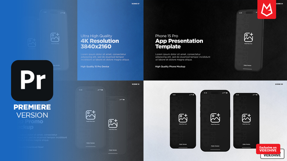 Photo of App Promo | Matte Black Phone Mockup | Premiere Version – Videohive 59189931