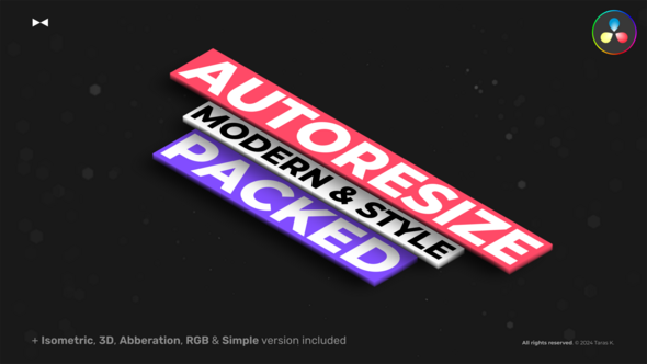 Photo of Autoresize Box Titles  DR – Videohive 59141690