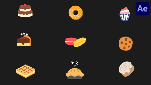 Photo of Baking Looped Icons for After Effects – Videohive 59226194