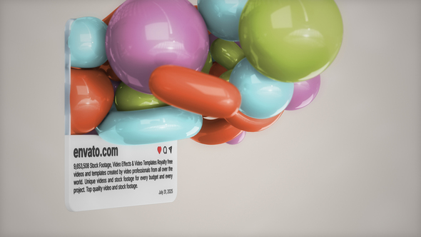 Photo of Balloons Post Logo Reveal – Videohive 59253605