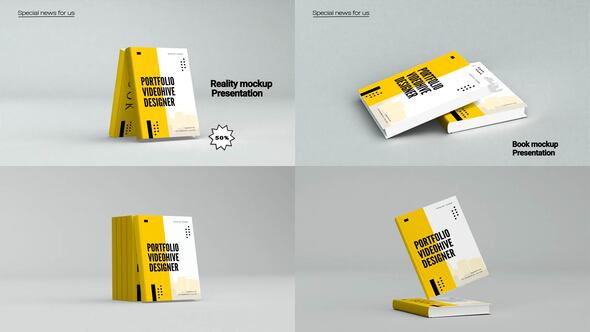 Photo of Book Mockup MOGRT – Videohive 59209139