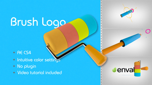 Photo of Brush Logo – Videohive 8413142