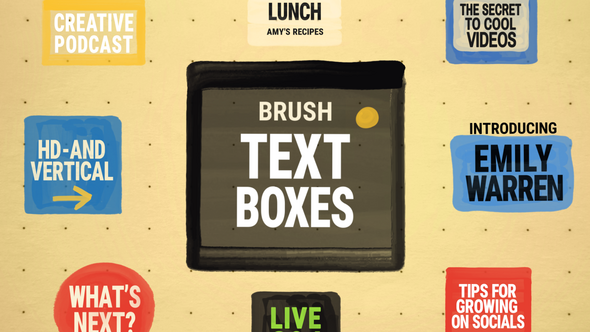 Photo of Brush Text Boxes – Videohive 59514064