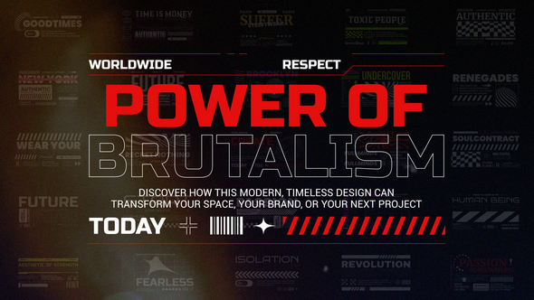 Photo of Brutalism Titles for Premiere Pro – Videohive 59210334