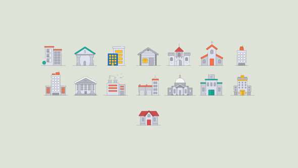 Photo of Building Icons vol. 1 – Videohive 57816147