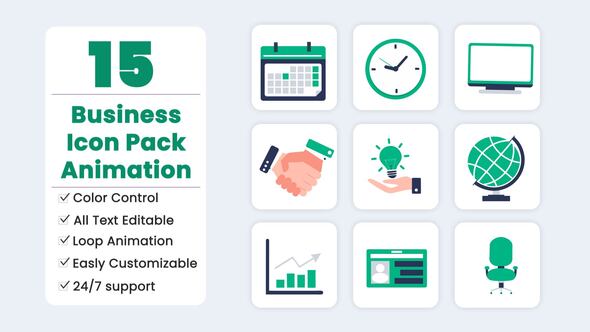 Photo of Business Icon Pack – Videohive 59412648