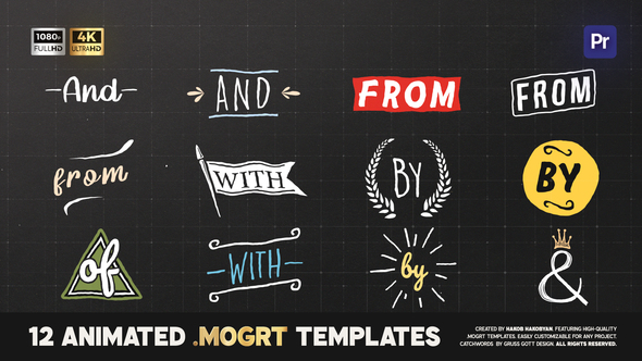 Photo of Catchwords & Decorative Words | Doodle Text – Videohive 59252179