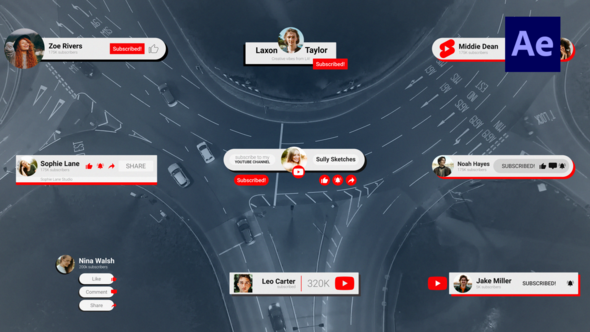 Photo of Clean Social Media Titles /Ae – Videohive 59342122