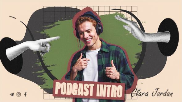 Photo of Collage Podcast Intro – Videohive 59514169