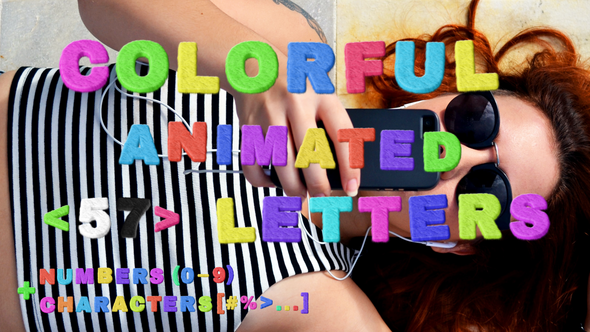 Photo of Colorful Animated Letters – Videohive 59159882