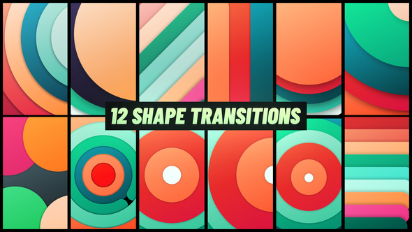 Photo of Colorful Vertical Shape Transitions – Videohive 59258295